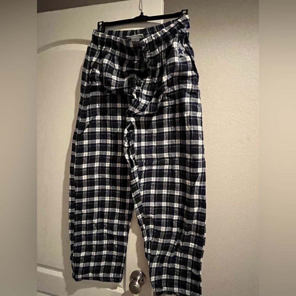 ⭐️🏈💙 Dallas Cowboys Men's Plaid Flannel Pajama Pants -